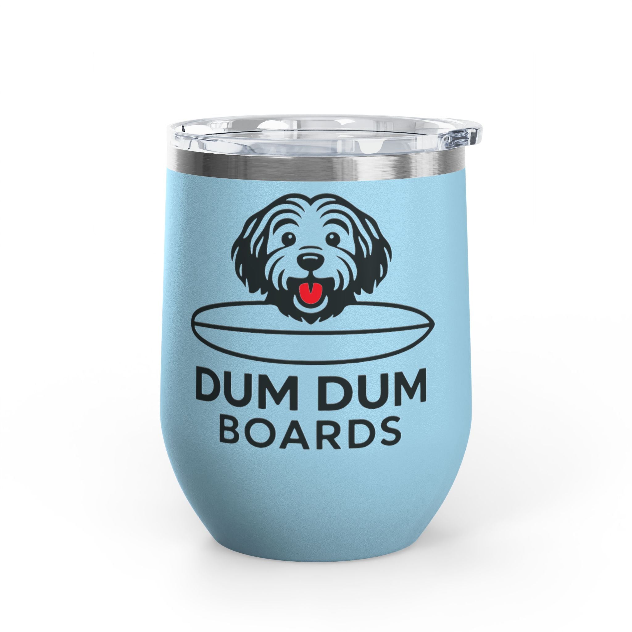 12oz Wine Tumbler — "Wine on the Go" Travel Cup for Players & Outdoor Stokers