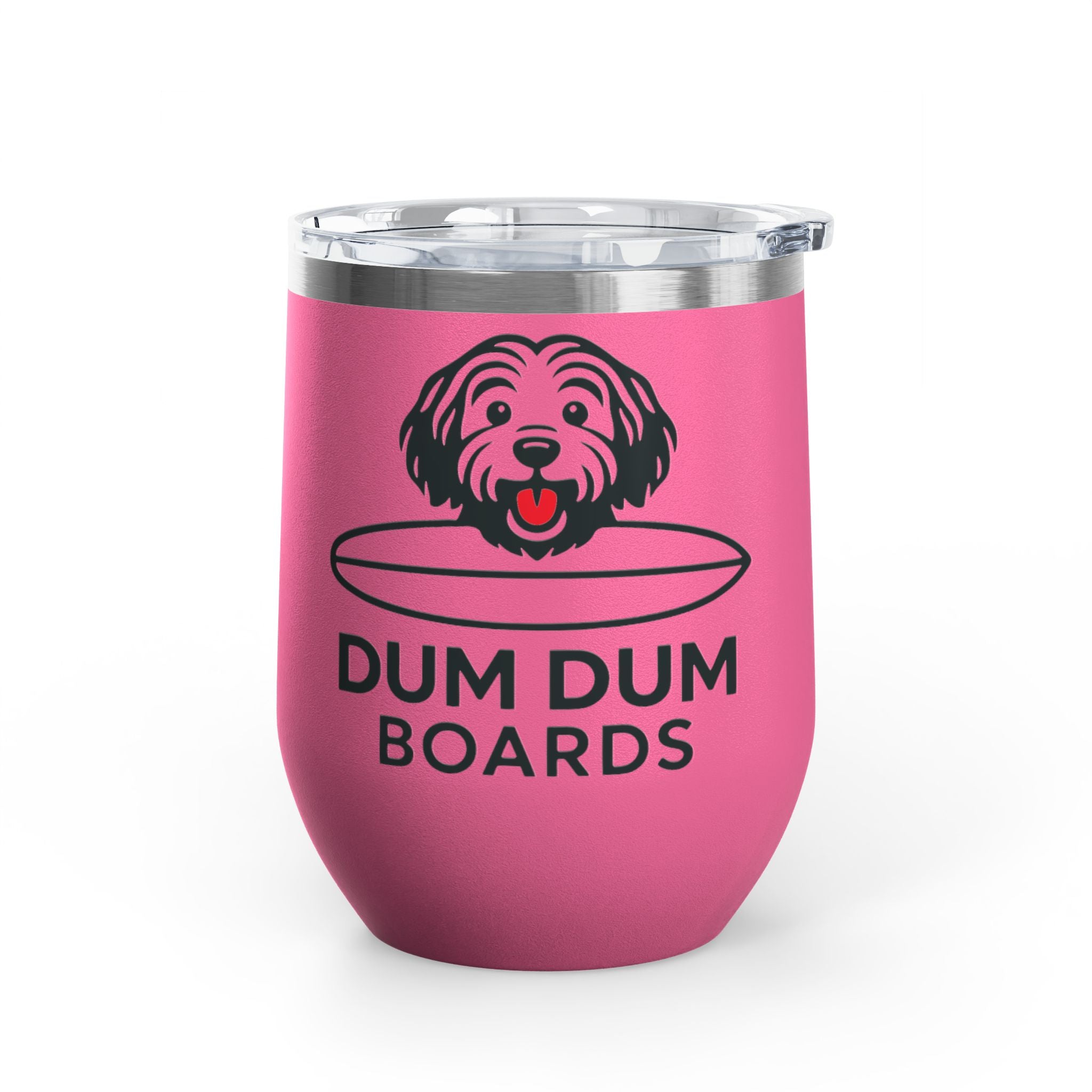 12oz Wine Tumbler — "Wine on the Go" Travel Cup for Players & Outdoor Stokers