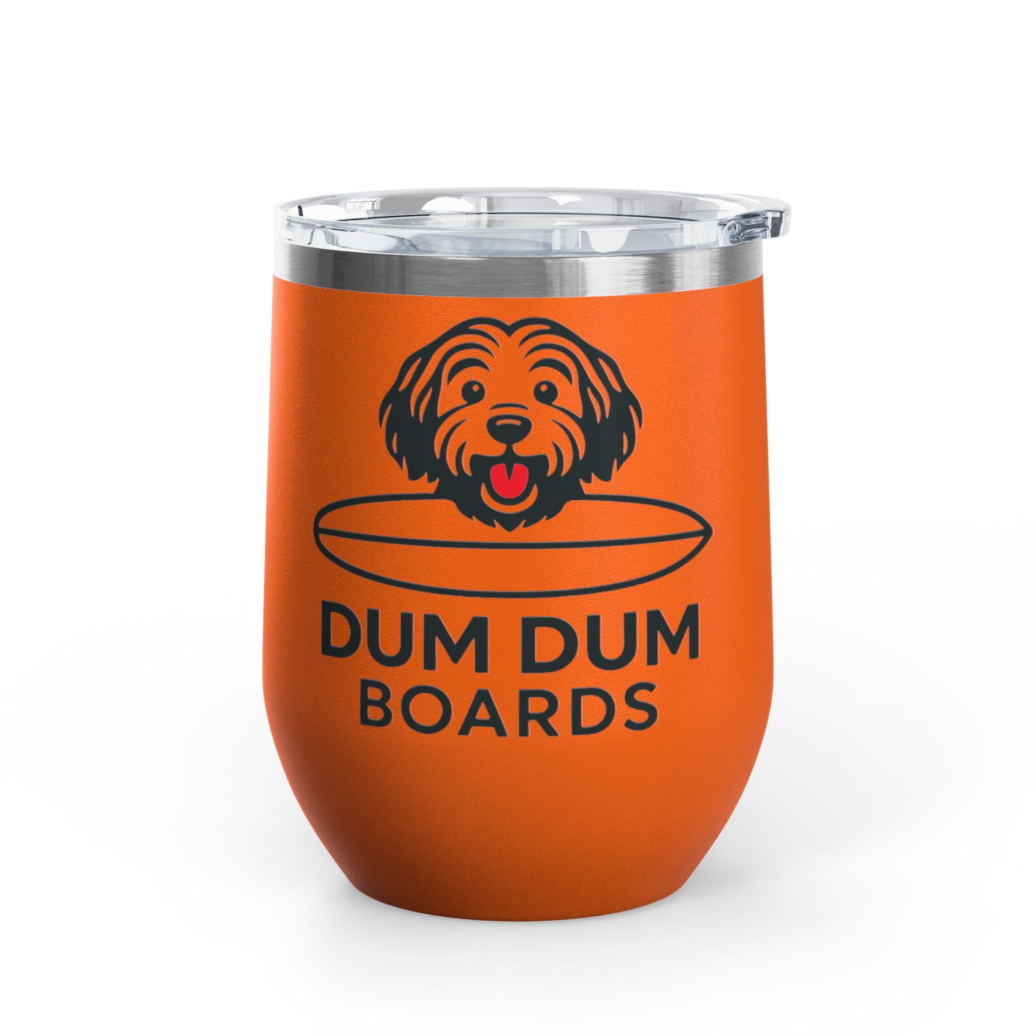 12oz Wine Tumbler — "Wine on the Go" Travel Cup for Players & Outdoor Stokers