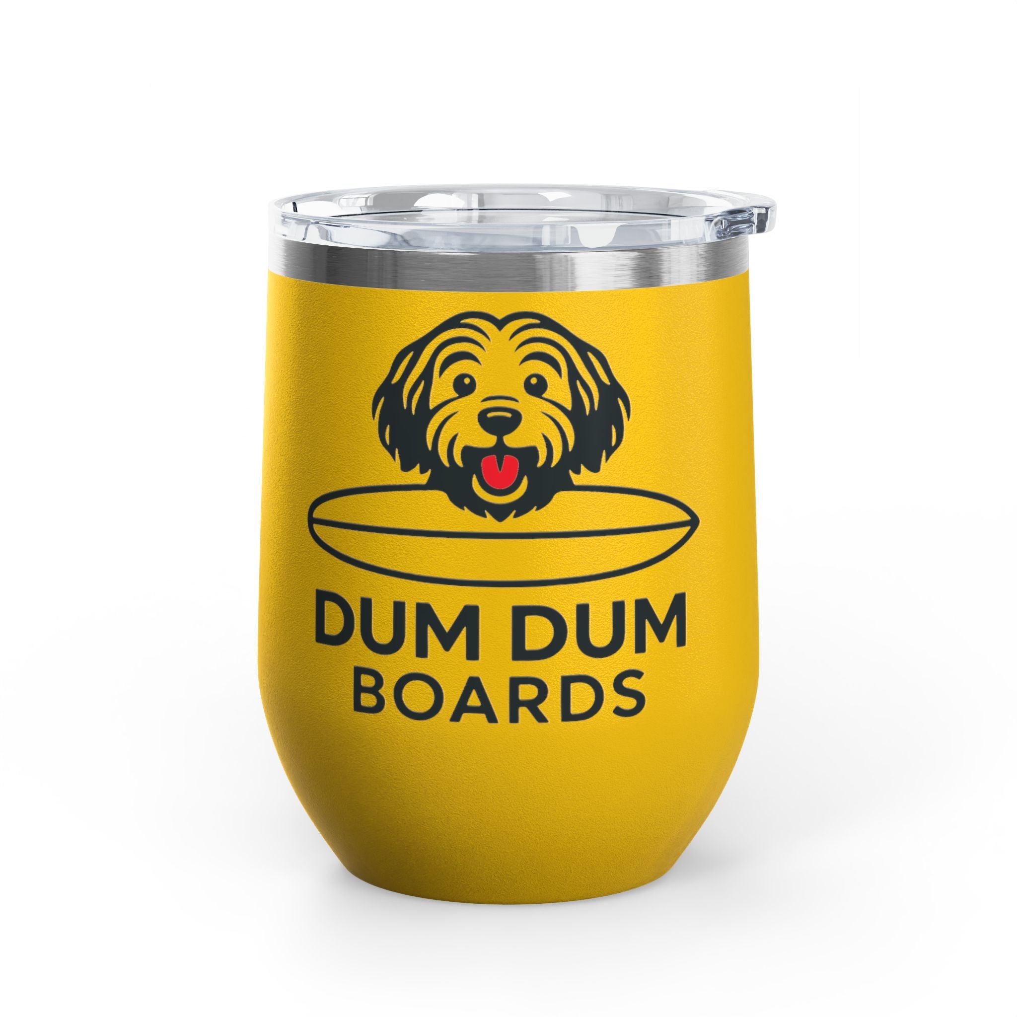 12oz Wine Tumbler — "Wine on the Go" Travel Cup for Players & Outdoor Stokers