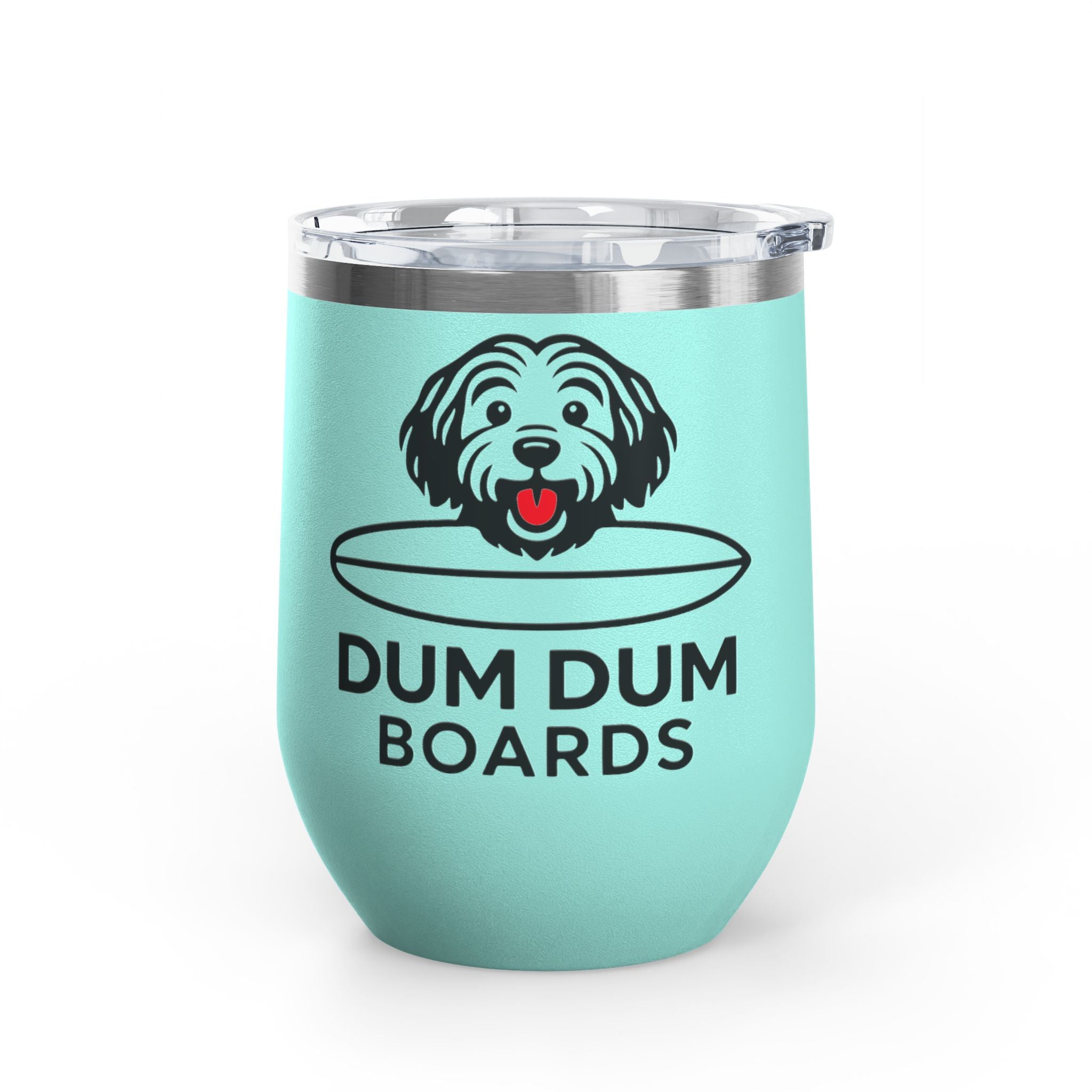 12oz Wine Tumbler — "Wine on the Go" Travel Cup for Players & Outdoor Stokers