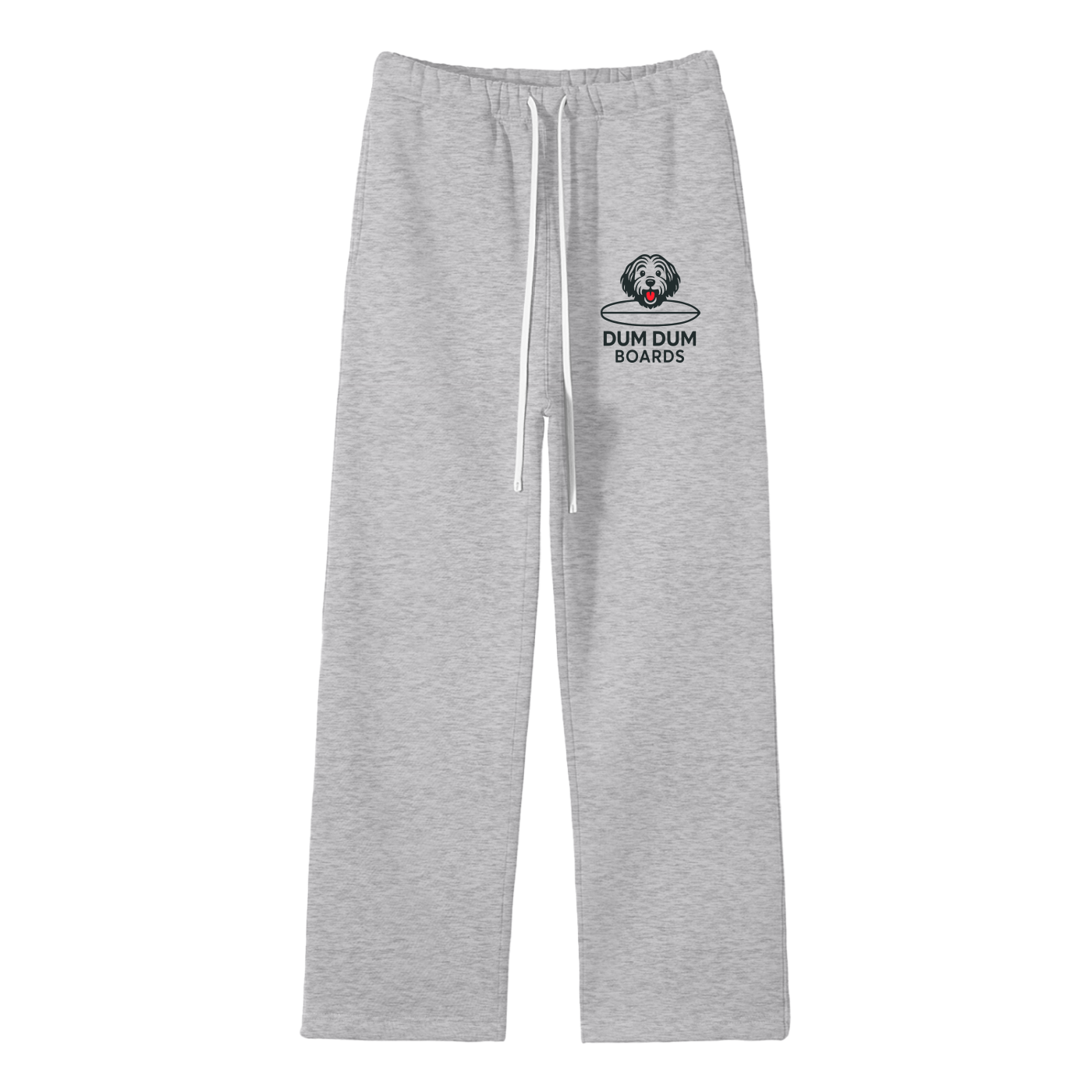 Unisex Solid Color Fleece Straight Leg Pants - Multiple Colors