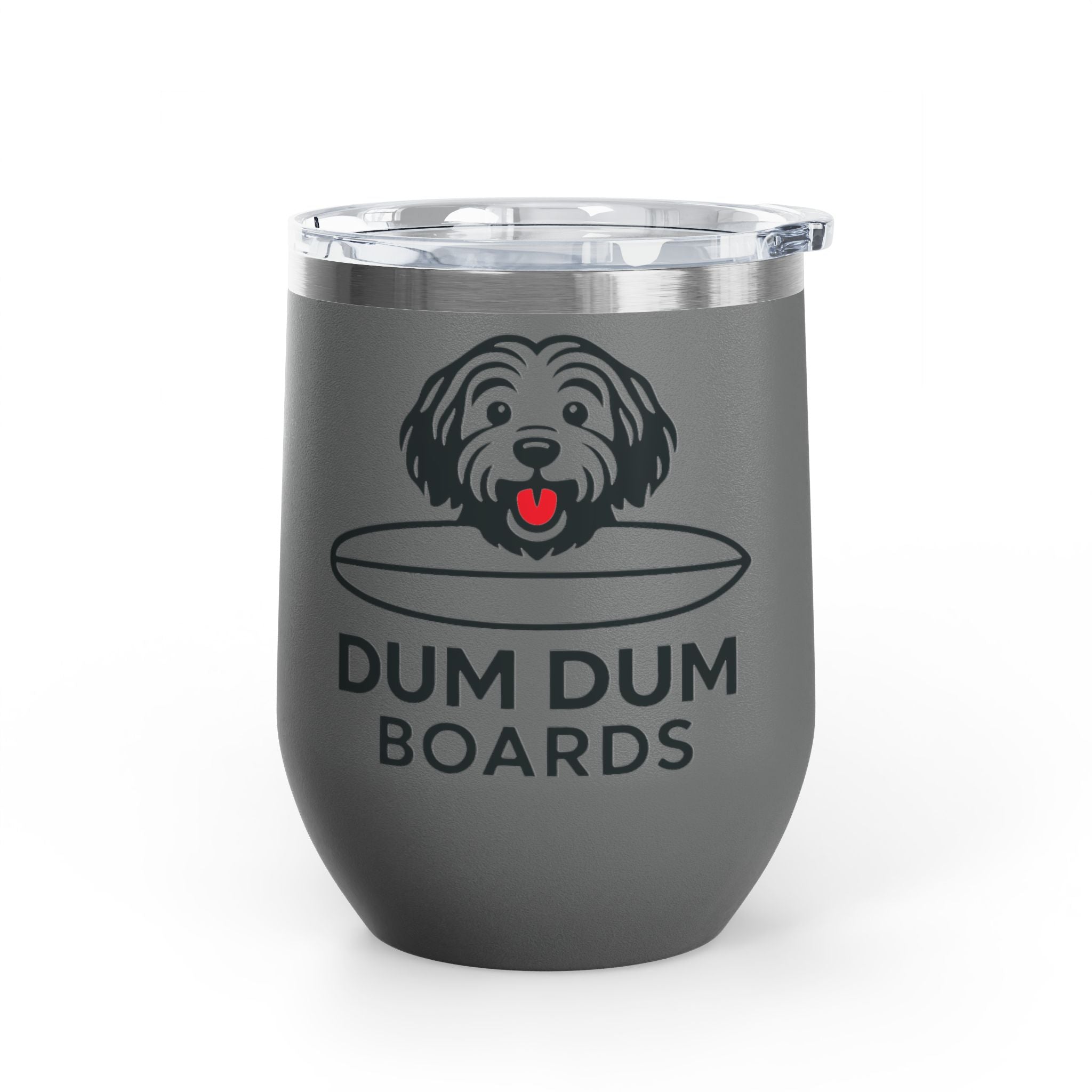 12oz Wine Tumbler — "Wine on the Go" Travel Cup for Players & Outdoor Stokers